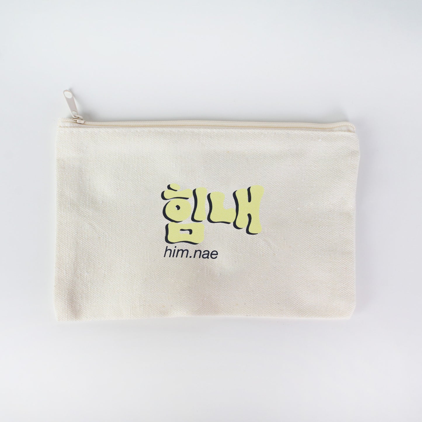 Canvas Pouch Storage Korean Words Collection