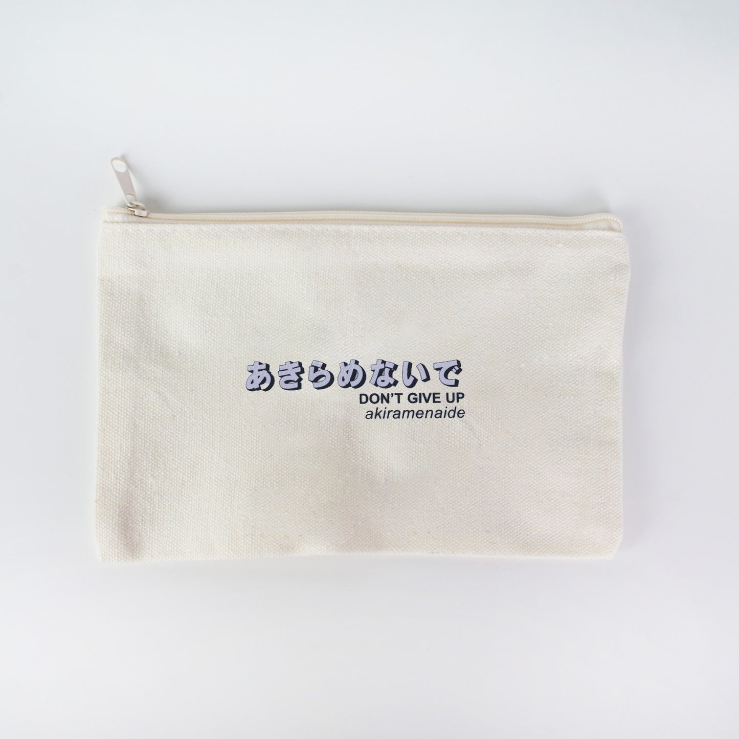 Canvas Pouch Storage Japanese Words Collection