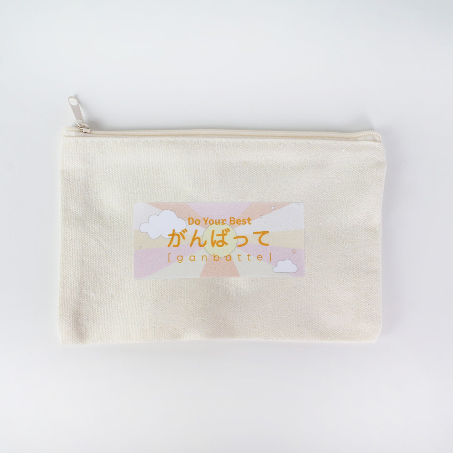 Canvas Pouch Storage Japanese Words Collection