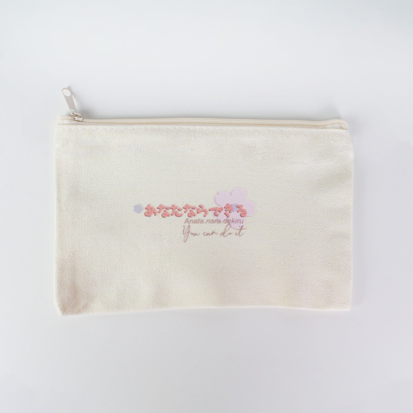 Canvas Pouch Storage Japanese Words Collection