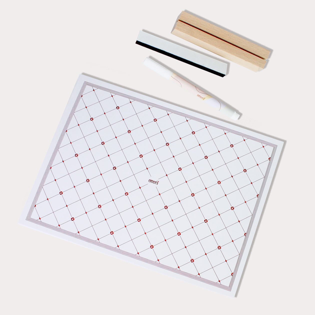 basic korean language with Omoni Designs Acrylic Reusable Board Set with Acrylic Reusable Board, wood desk stand, marker, travel case, and dry eraser