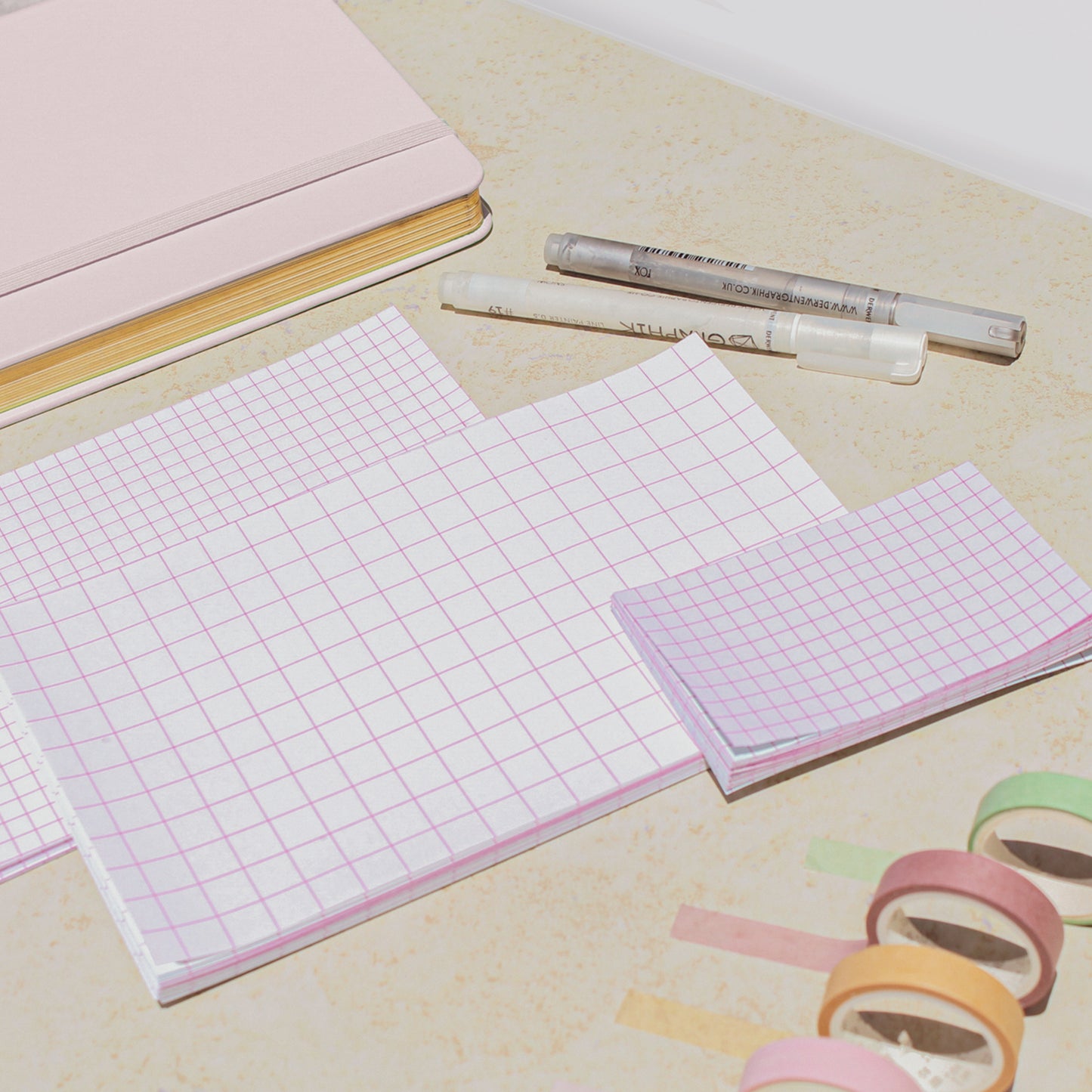 Colorful Bundle Large Grid Notepad