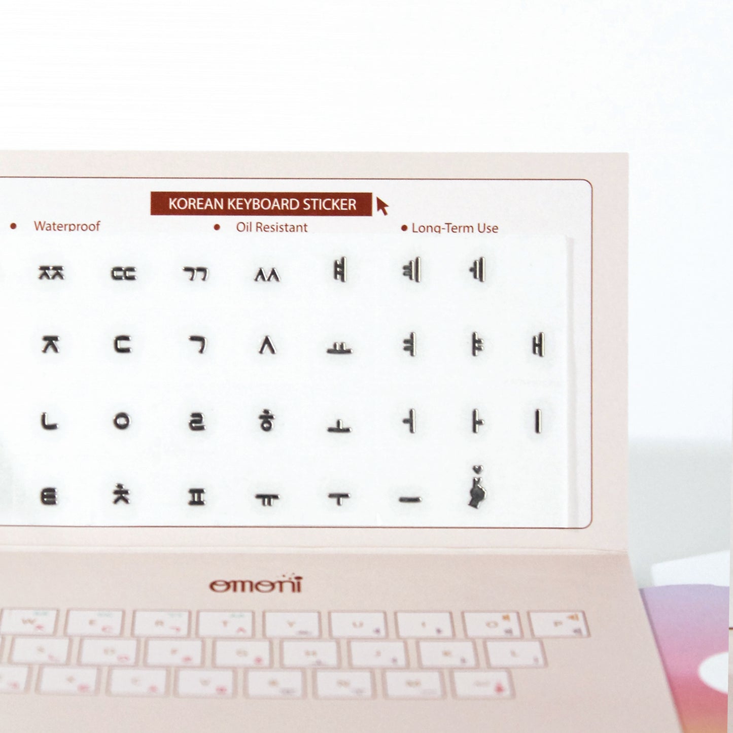 Korean Keyboard Seamless Sticker Version 2.5