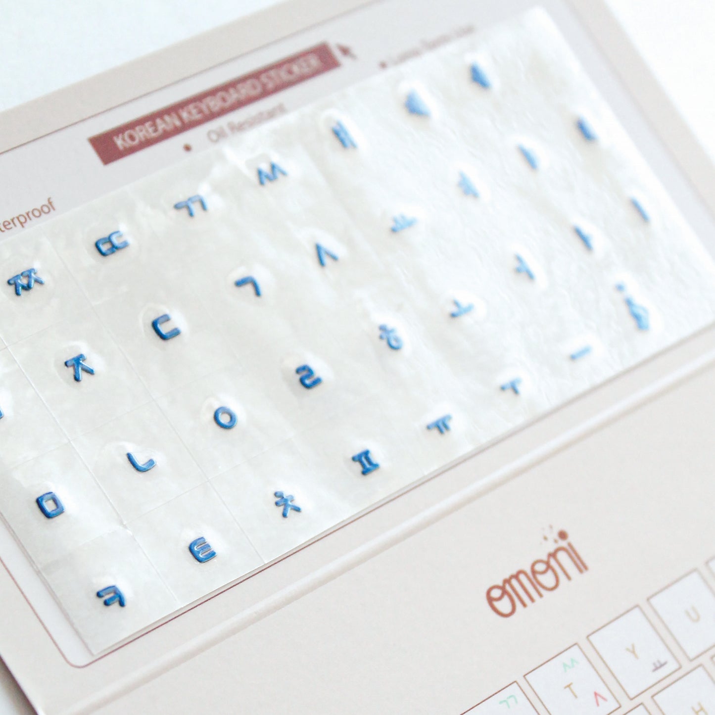 Korean Keyboard Seamless Sticker Version 2.5