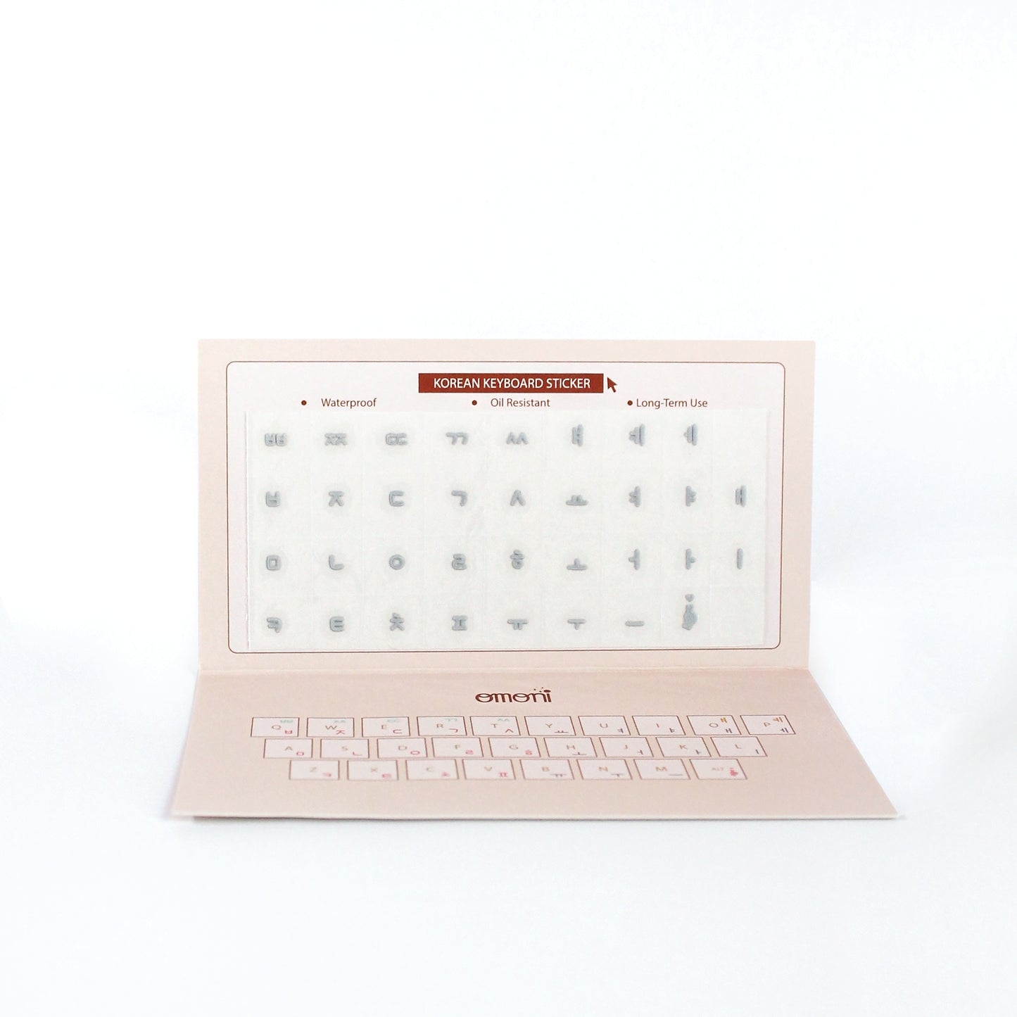 Korean Keyboard Seamless Sticker Version 2.5
