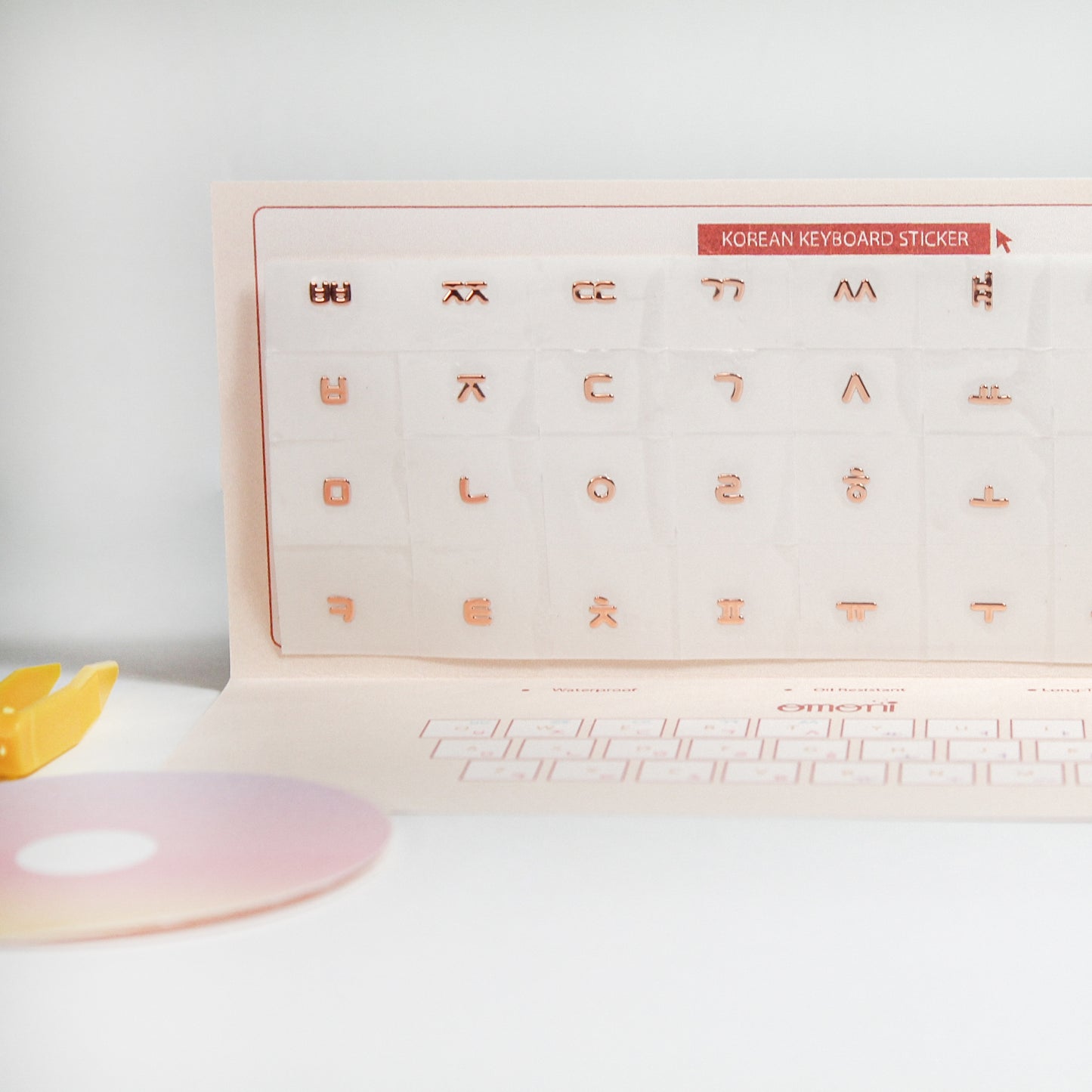 Korean Keyboard Seamless Sticker Version 2.5