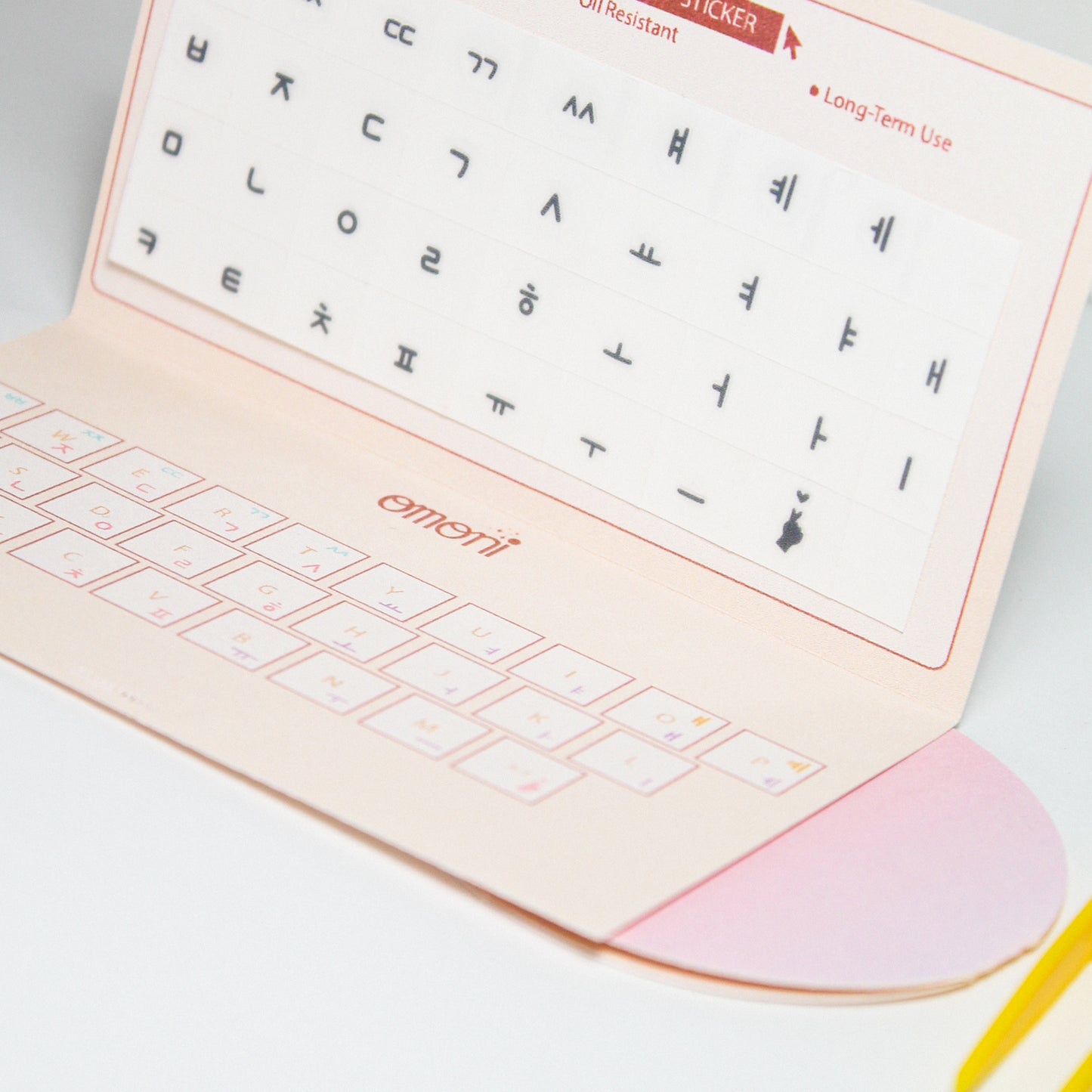Korean Keyboard Seamless Sticker Version 2.5