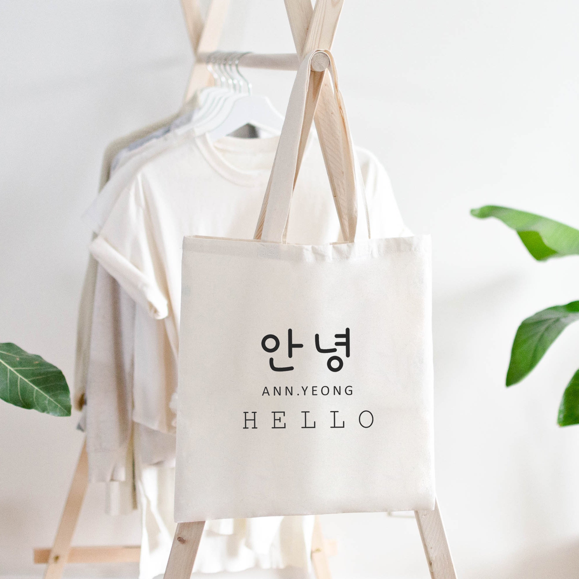 Korean Aesthetic Tote Bag