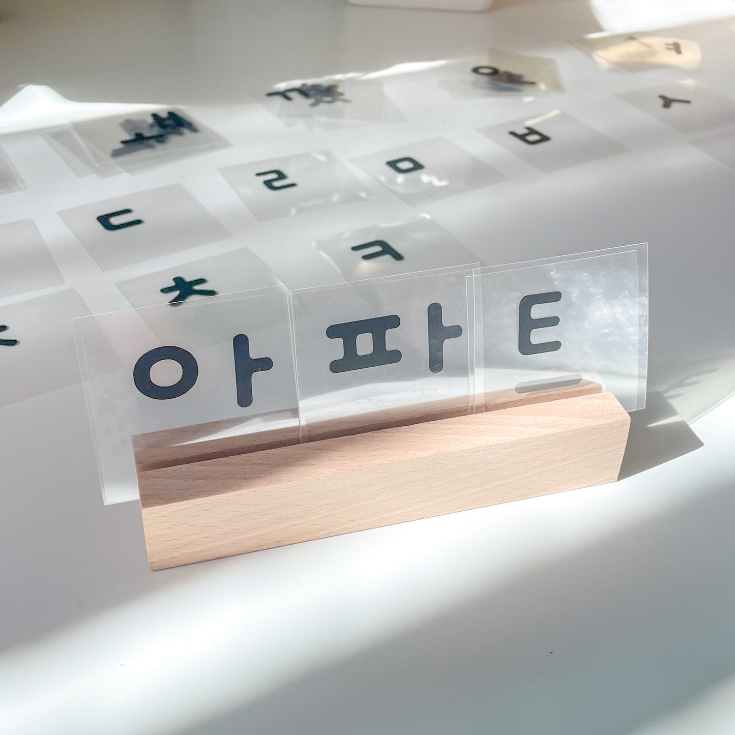 Korean Letters Alphabet 180 Cards