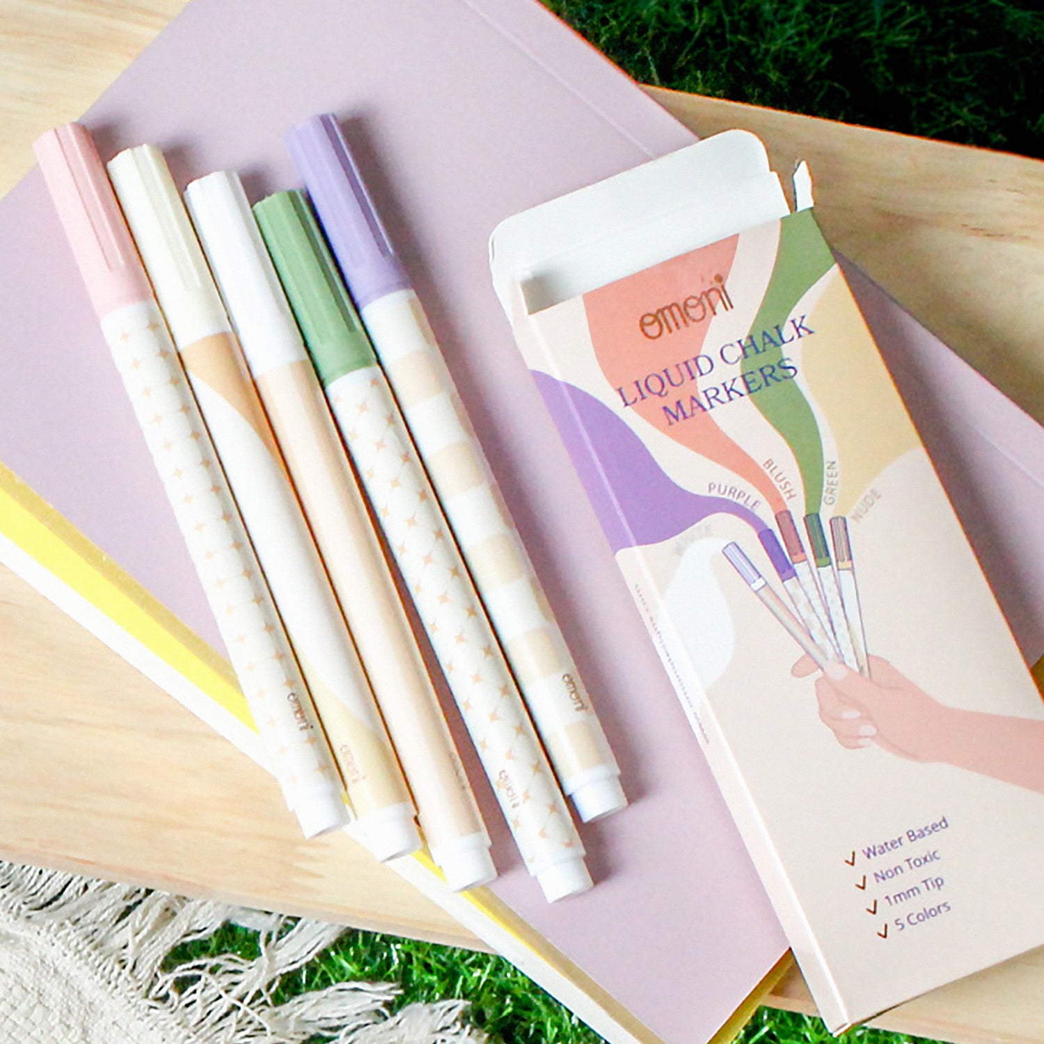 Omoni Chalk Marker Pen Bundle 5 Set – Omoni Designs