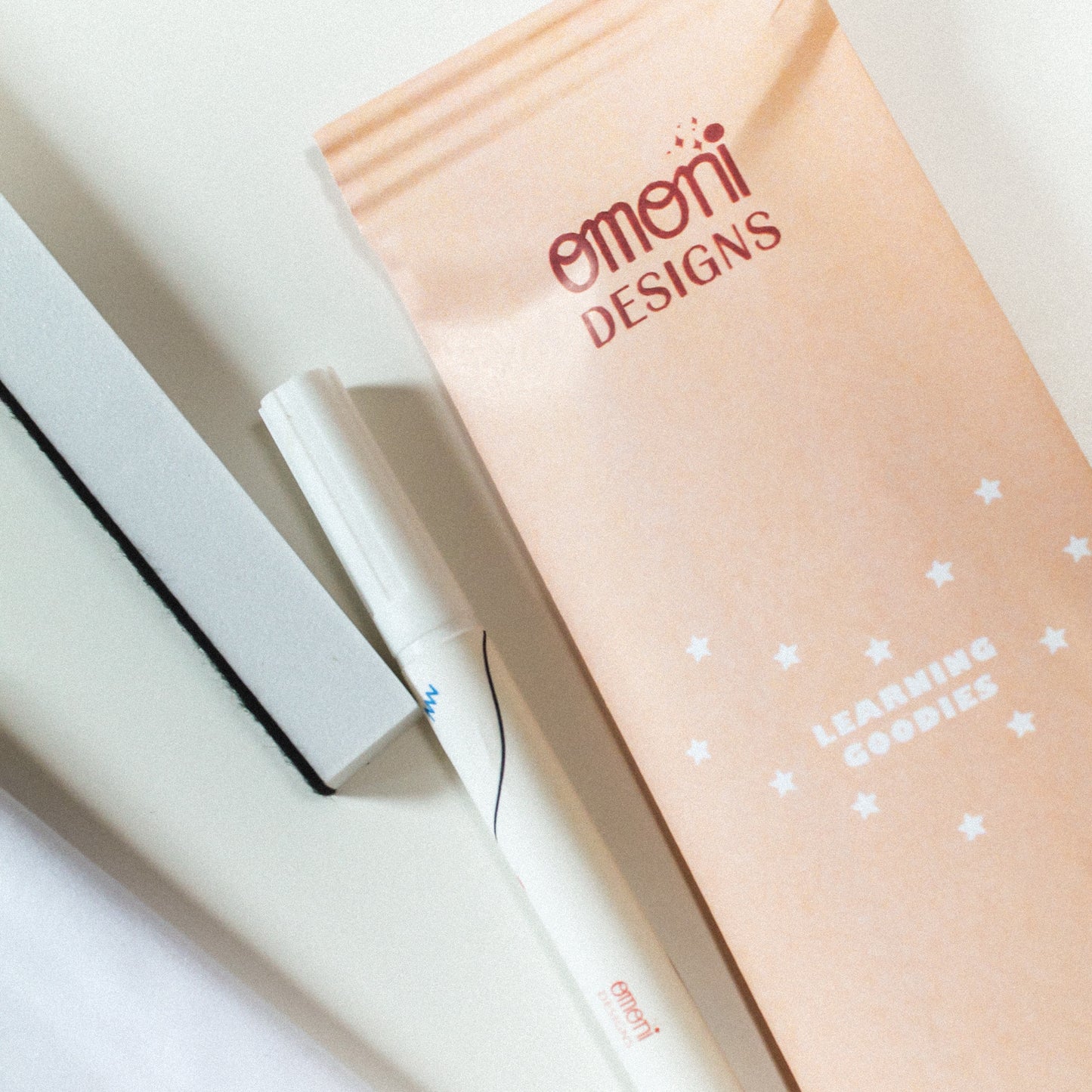 Learn Korean with Acrylic Reusable Board & Accessories included such as marker and dry eraser