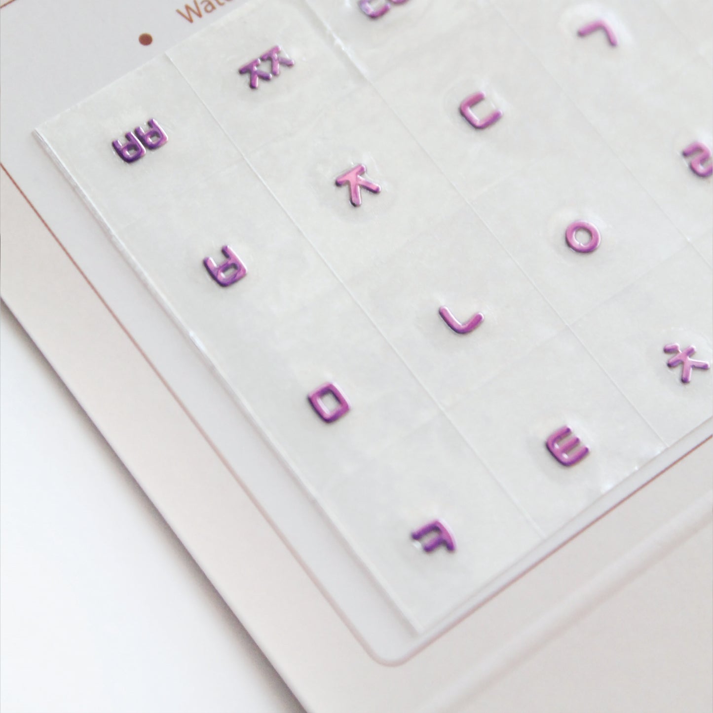 Korean Keyboard Seamless Sticker